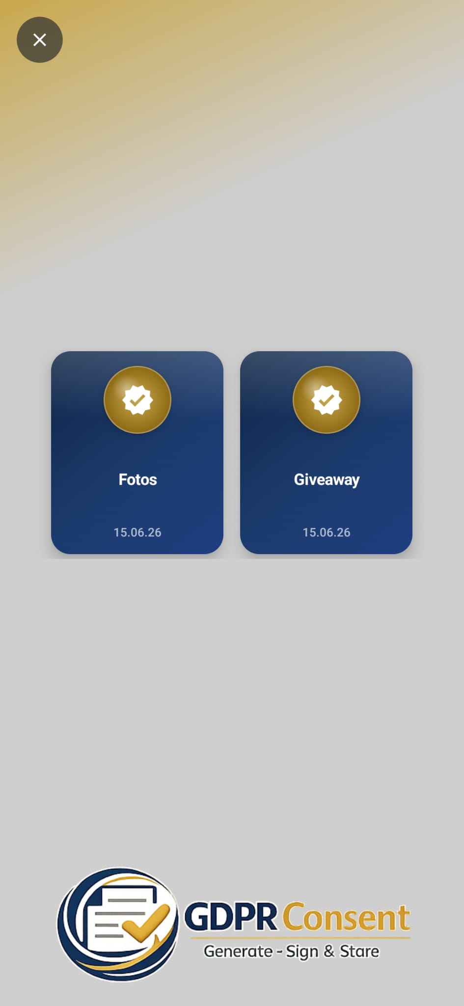 Kiosk mode